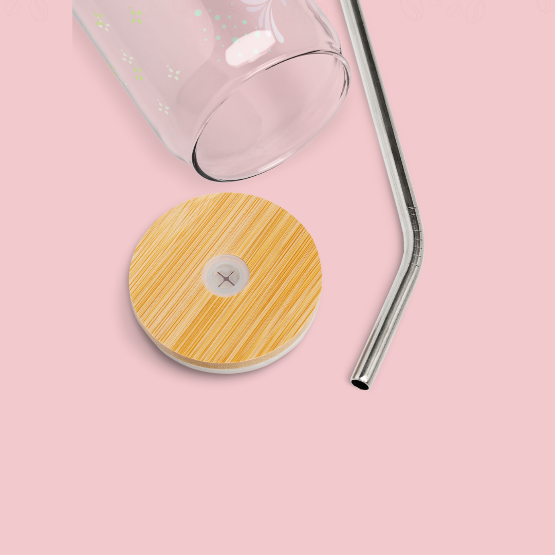 Manifestation Can Glass – Water Cup for Affirmation & Positivity Reminder | Mindful Gift for Women