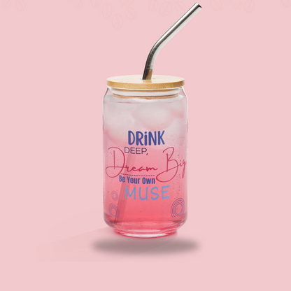 Water cup with quote