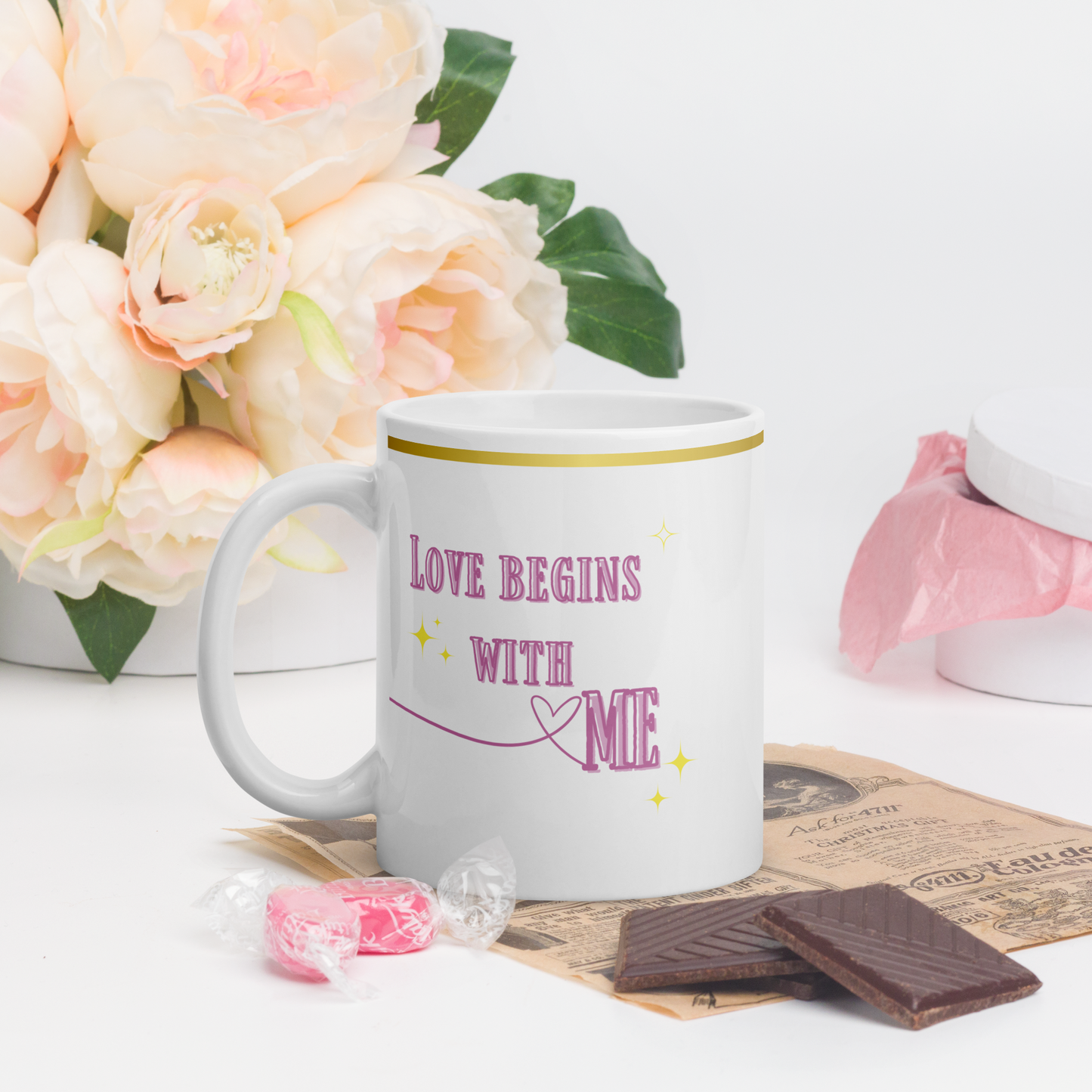 Reminder Mug for Selflove-perfect for your mornings